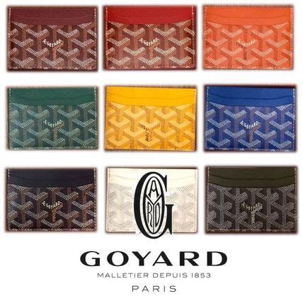 goyard card holder colors|Goyard Cardholders – Goyard World.